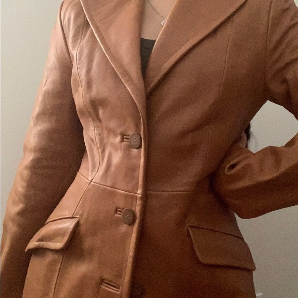Wilsons leather vintage real leather coat